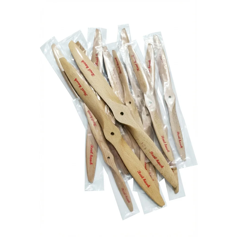 29in Beech Wood Propeller for Nitro Gas RC Warbird Scale Model Fixed Wing, Replacement Parts CCW/CW High-Efficiency