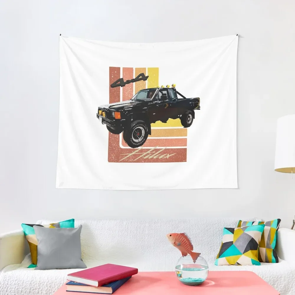 

1985 Hilux 4x4 Pickup Truck Tapestry Wall Decor Hanging Carpet On The Wall Room Decorations Aesthetics Tapestry