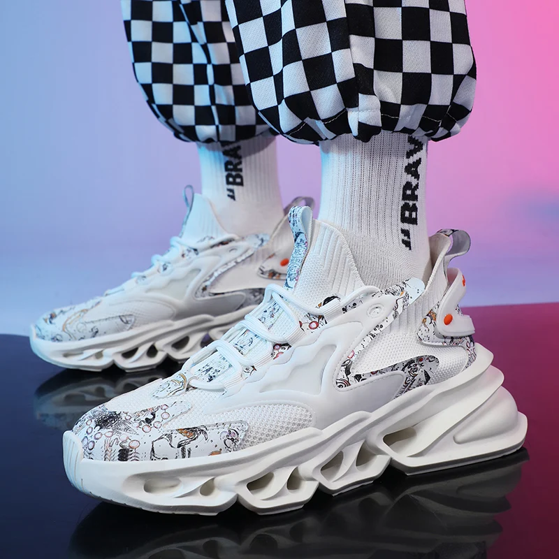 

Men Sneakers Luxury Men Shoes Blade Fashion Men Shoes High Top Running Shoes For Men Casual Shoes Sneakers Zapatillas Hombre