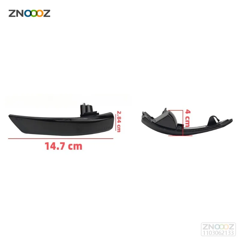 For Ford Focus 2 MK2 MK3 For Mondeo MK4 EU Dynamic Turn Signal Light Side Mirror Indicator Sequential Blinker Lamp