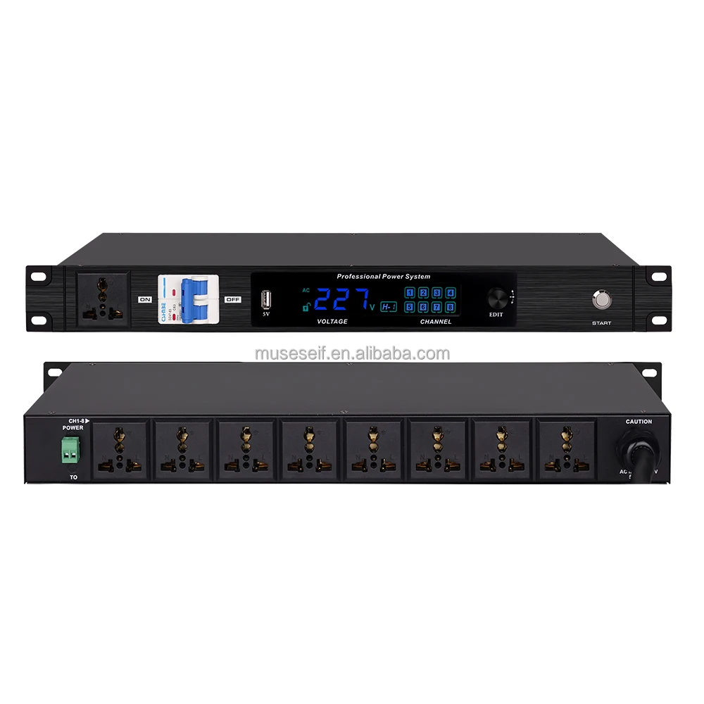 Wyjątkowy E/PK-100 Hurtowy Niezależny Przełącznik Powietrzny 8-kanałowy Sekwencer Zasilania