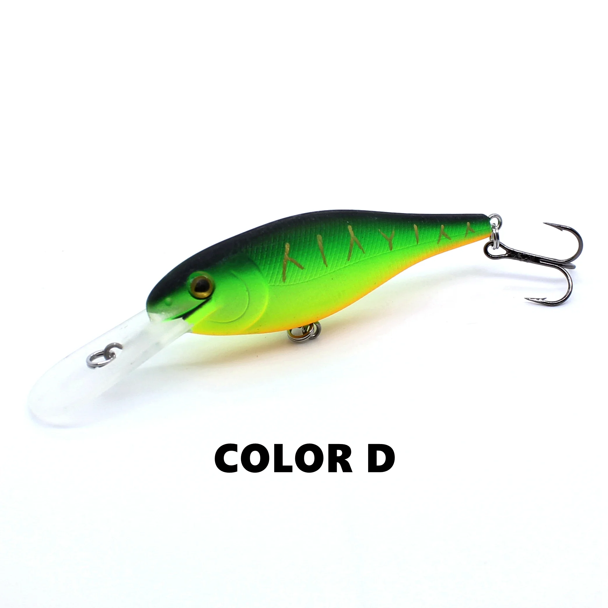 Crankbait Floating Minnow 70mm 8,8g Hardbait Crank Deep Diver Tiefe 1,5-3,3m Angelköder VMC Haken Tackle Qualität – Detail 8