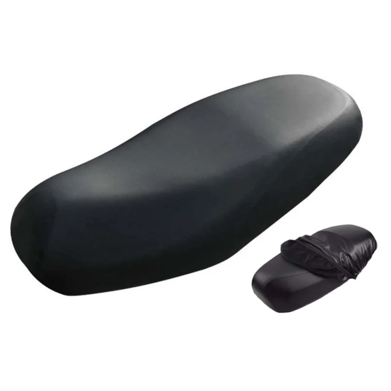 BB AT-Universal Motorcycle Seat Cover Protector Waterproof Elastic Leather Cushion Anti Scratch Cover Mat For Autocycle