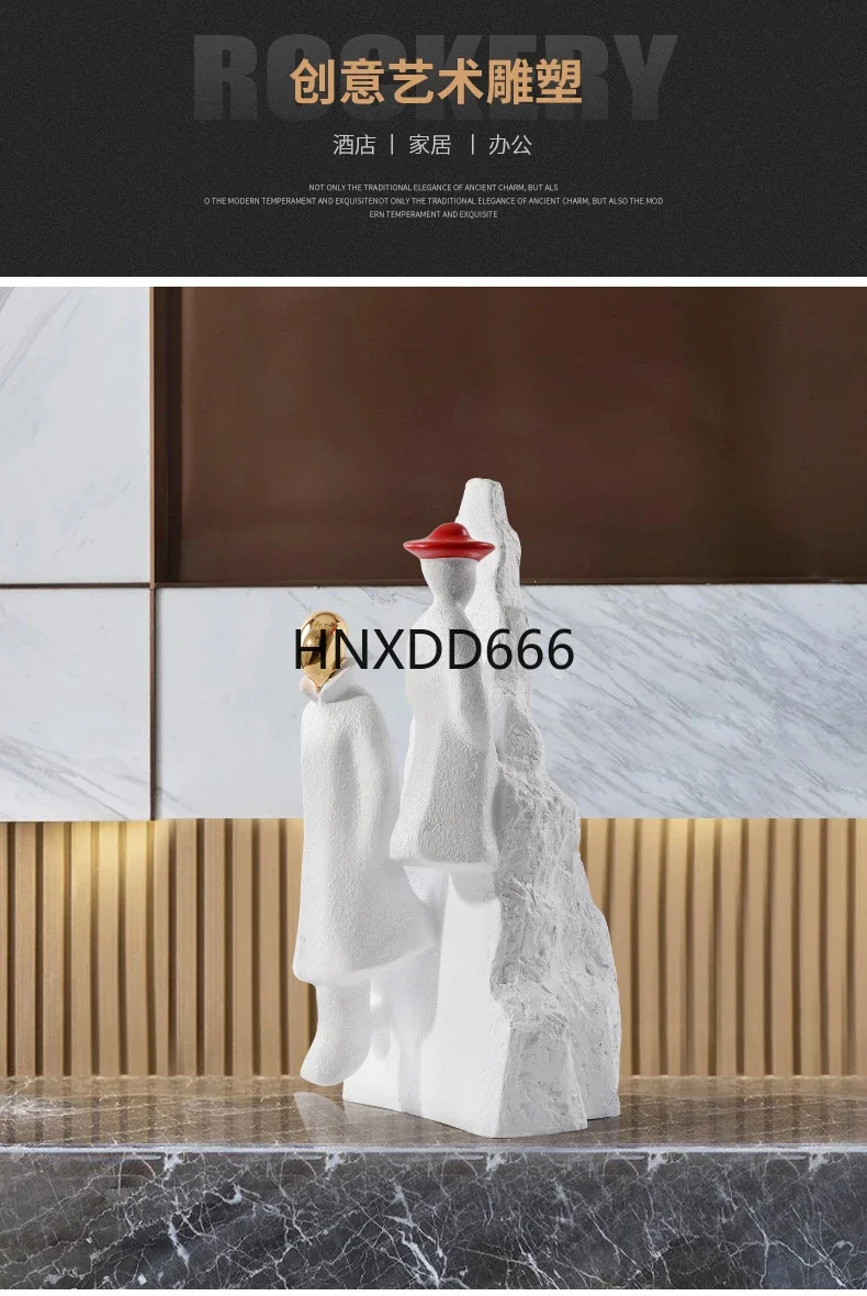 new styleModern Minimalist Urban Figure Sculpture Nordic Abstract Corridor Hallway Decoration ss 7304