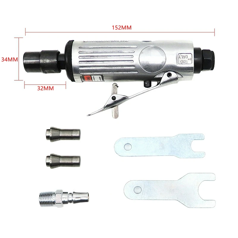 Pneumatic Polishing Machine 1/4 Inch Professional Air Die Grinder Grinding Kit Polishing Engraving Tool Pneumatic Tool