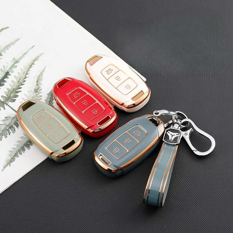 Funda de TPU para llave de coche, funda para mando a distancia para Hyundai I30 Ix35 KONA Encino Solaris Azera Grandeur Ig Accent Santa Fe Palisade