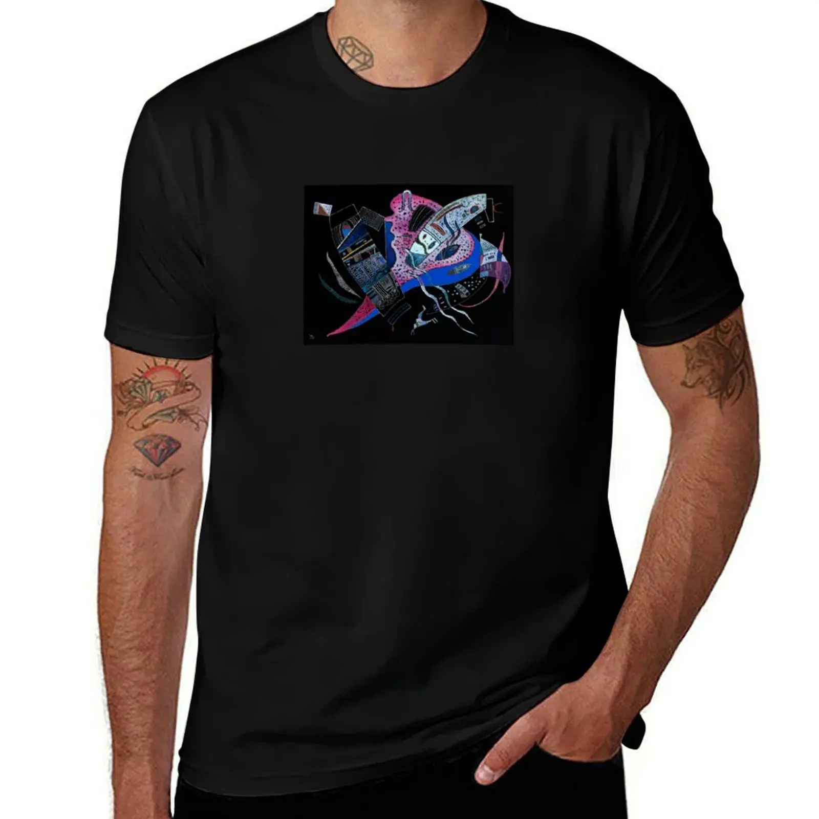 Kandinsky Expressionism Wassily Kandinsky Exhibition Art T-Shirt Christmas Casual Tee Shirt T-Shirt