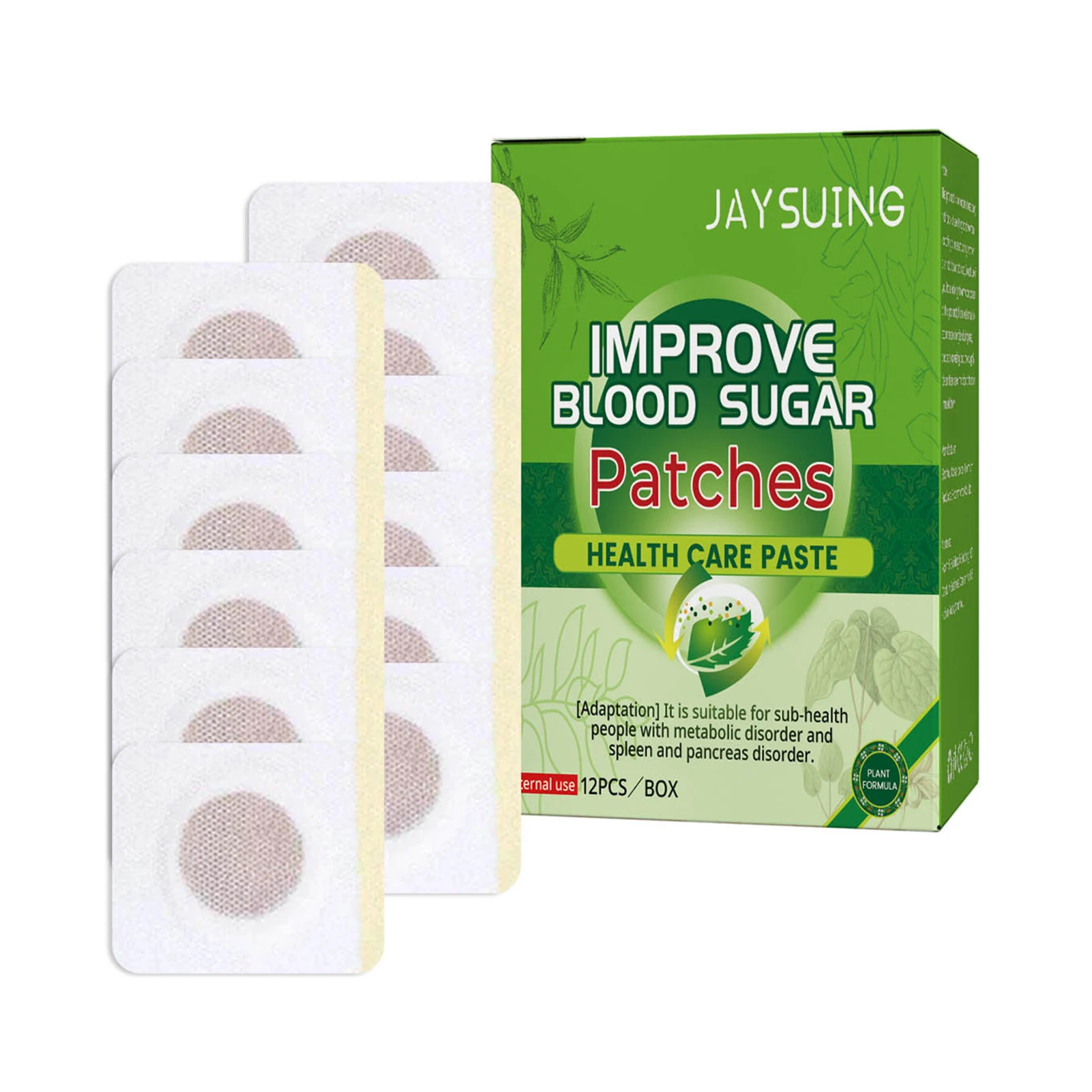 Lower Blood Glucose Patches Control Hypoglycemia Level Dry Mouth Thirsty Treatment Frequent Micturition Diabetes Cure Sticker