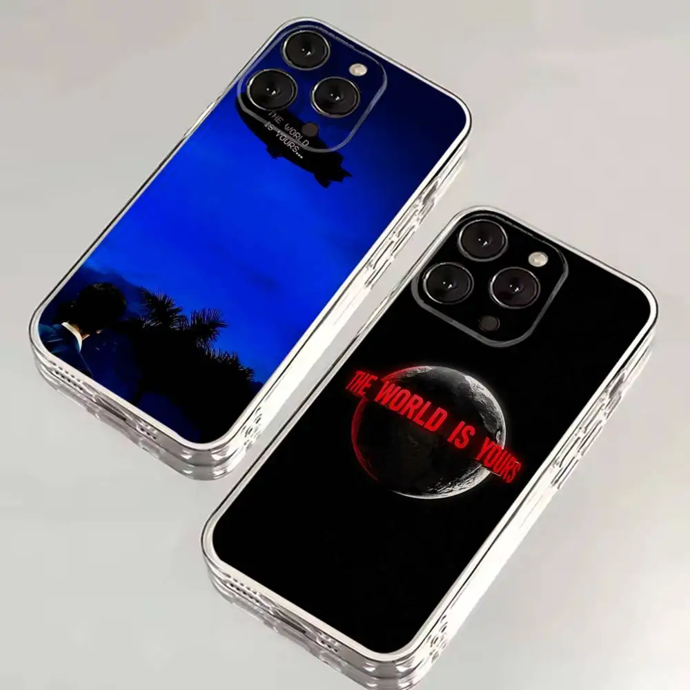 

Movie S-Scarfaces Phone Case For iPhone 16,15,14,13,12,11,17 Pro,Max,Plus,X,XS,XR,SE,Mini Transparent Soft Cover