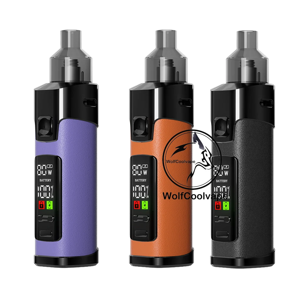 Wolfcoolvape vape Vape 5-80W 0.3ohm 1800mah 2ml Box Mods Vape Mods and Box Mods vape mod for vape mods - gallery image 3