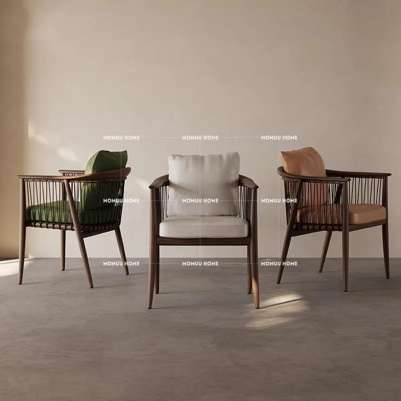 

Hotel Entertainment Dining Chair Restaurant Modern Wooden Party Minimalist Pedicure Barber College Muebles Unique Furniture