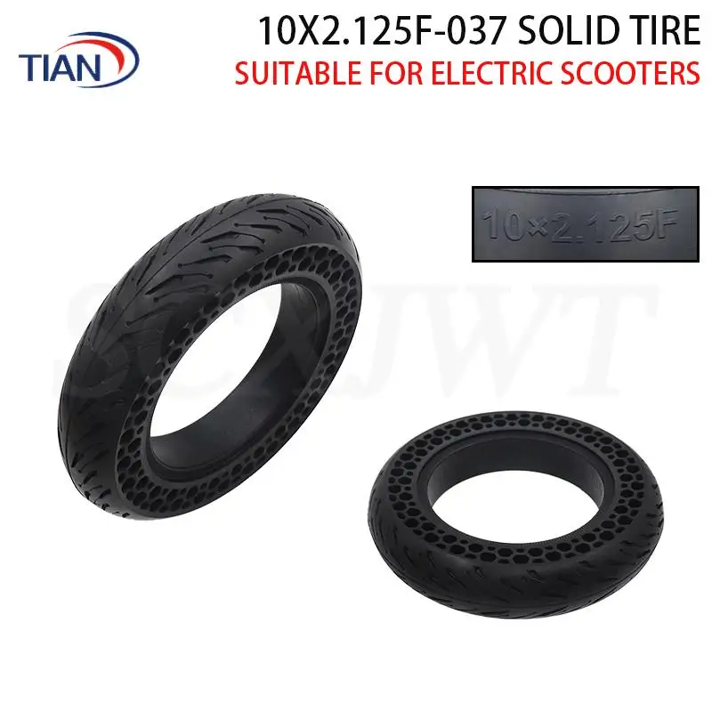 

10 Inch 10*2.125 Honeycomb Solid Tire For HX X6 X7 X8 Electric Scooter Anti-puncture Explosion-proof Shock-absorbing Tyre Parts