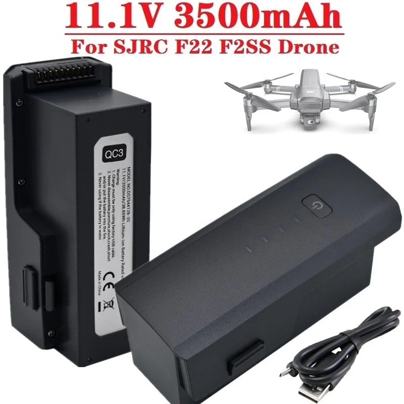 RC SJRC F22 bateria do drona 11.1V 3500mAh śmigło akumulatorowe do F22/F22S 4K PRO 5G Wifi GPS RC Drone akcesoria części zamienne