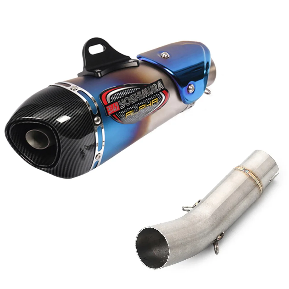 

Средняя секция выхлопной трубы мотоцикла из нержавеющей стали для глушителя бака Chuma 200cc