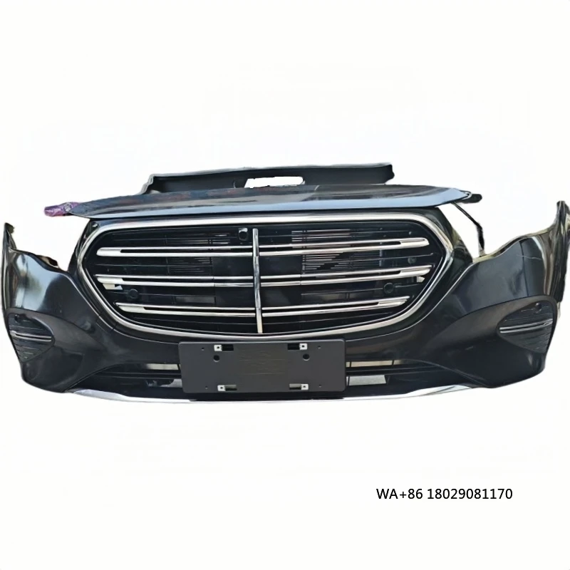 

Для W214 класса E передний и задний бампер с вырезами противотуманных фар, АБС-пластик, автозапчасти, состояние б/у