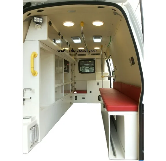 Toyot Hiace van vehicle conversion ambulance interior aluminum cabinet