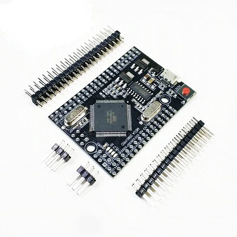 

Встроенный чип MEGA 2560 PRO CH340G/Φ с штыревыми разъемами, совместимый с arduino Mega2560 DIY