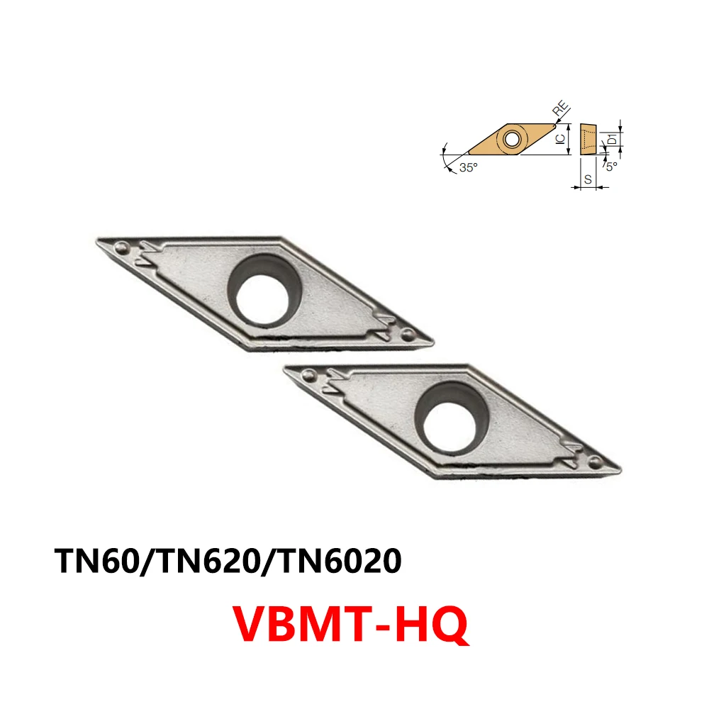 

Original VBMT110308HQ VBMT160404HQ TN60 TN620 TN6020 Lathe Tools Carbide Inserts VBMT 160408 VBMT110308 VBMT110304 VBMT160404