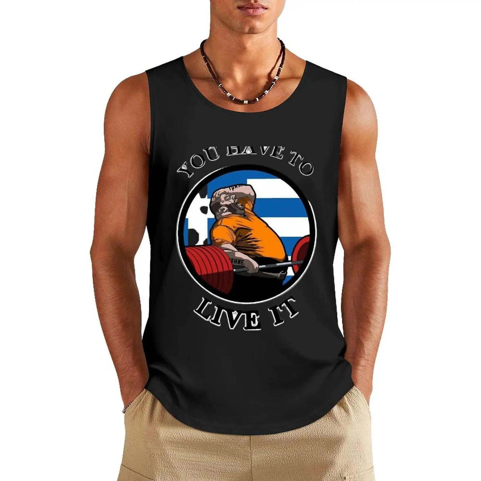 kyriakos Tank Top mens clothing quick-drying t-shirt