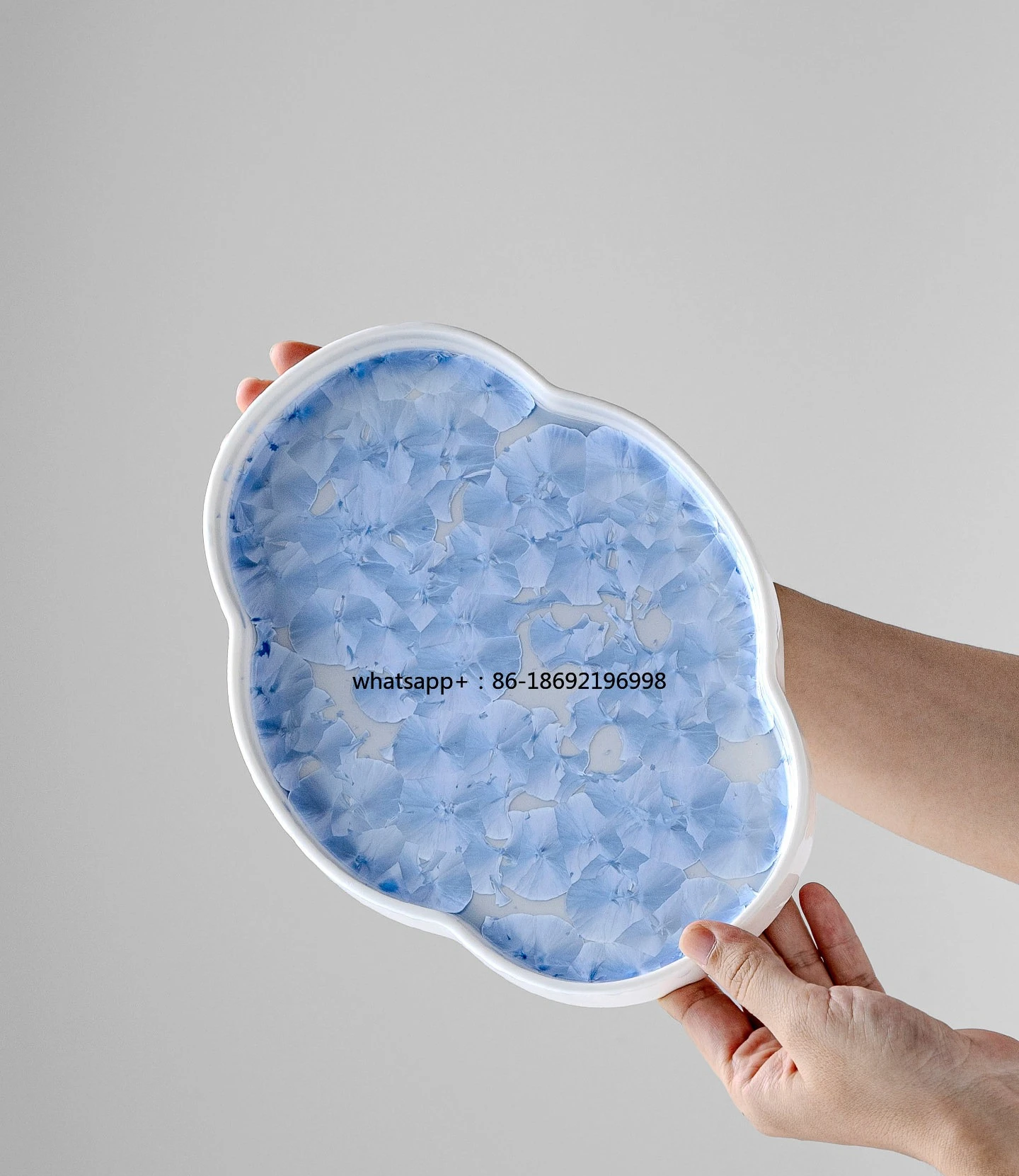 「クリスタルトレイ」セラミック窯変小乾式醸造トレイ-カンフーティーセット-ティートレイ-ティートレイポットベアリング