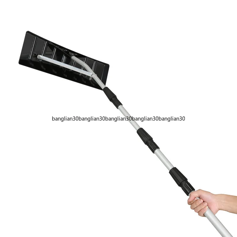 Multifunctional Retractable Strong Durable Non-slip Aluminum Rod Roof Snow Rake Top Snow Scraper