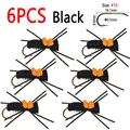 6pcs Black