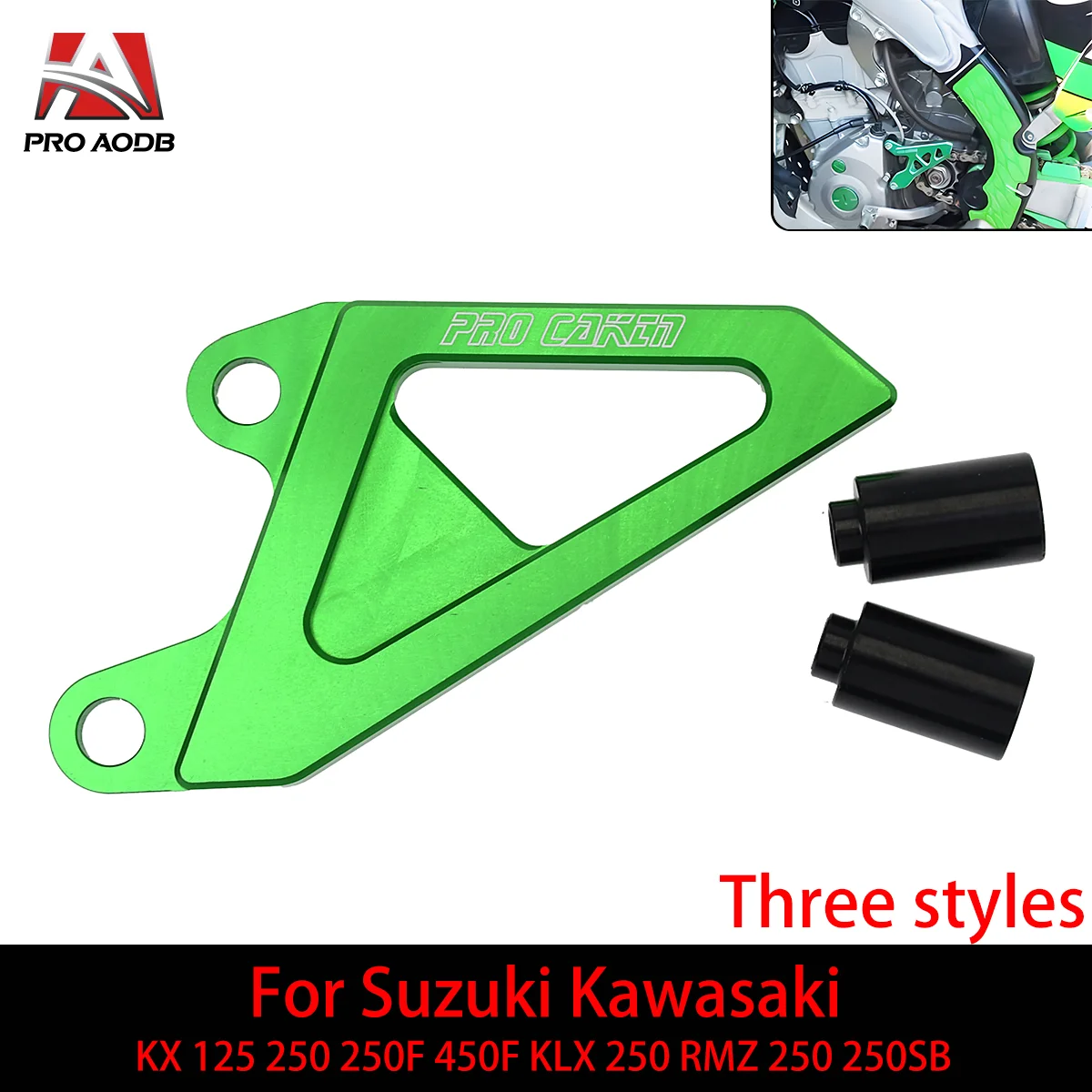 

Dirt Bike Motorcycle Accessories Front Sprocket Cover Chain Protector Guard For KAWASAKI Suzuki RMZ250 250SB KX 125 250 250F Etc