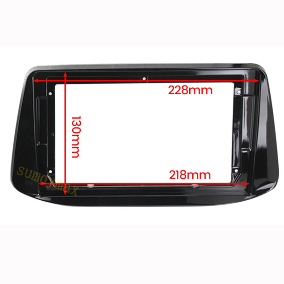 9 Inch Car radio Fascia for Hyundai i30 2017 2018 -2021 Android Big Screen Audio Dash Fitting Panel Kit with cable wire