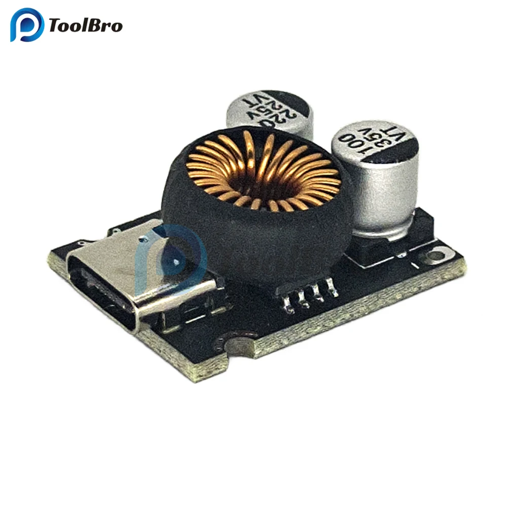 65W Type-C Fast Quick Charging Module DC-DC 12-30V to 5V 9V 12V 20V 3A Step Down Buck Converter PD2.0 PD3.1 QC2.0 QC3.0 AFC FCP