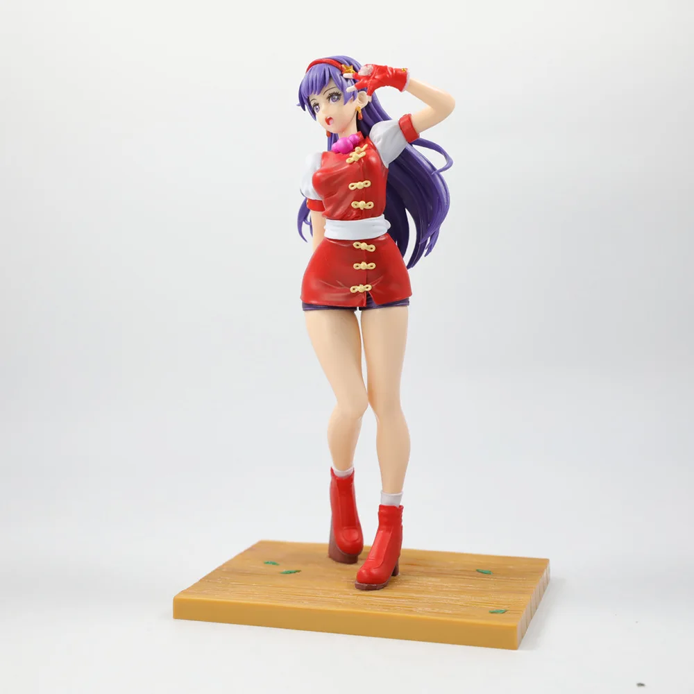 Figura del rey de los luchadores Asamiya Athena figuras de acción estatua de Pvc Gk modelo de Anime colección de muñecos decoración de escritorio juguete regalo de cumpleaños