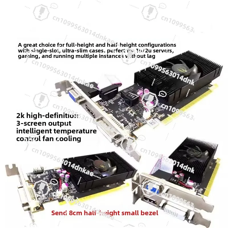 

Новая видеокарта GT730 4G 740 2G DDR3 для малогабаритных корпусов, яркая, 610 210 1G, низкопрофильная (Half-Height)