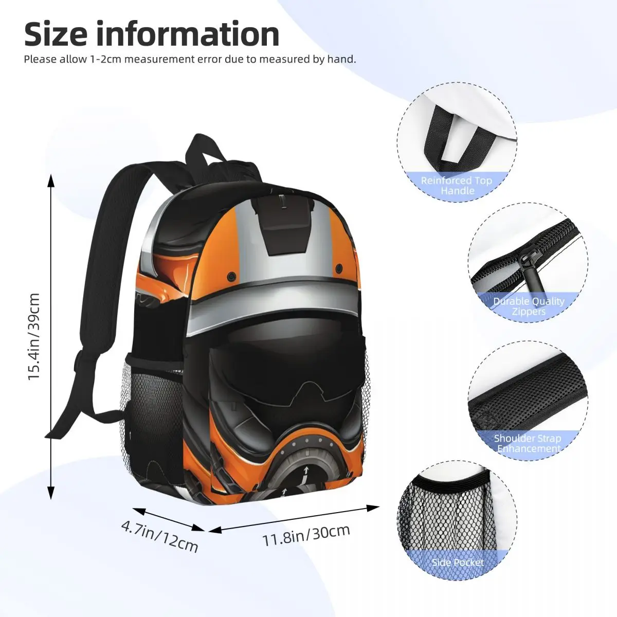 Steampunk Pilot Air Fighter Helmet Backpack Student BookBag Children School Bag Computer Shoulder Bags for Boys Girls