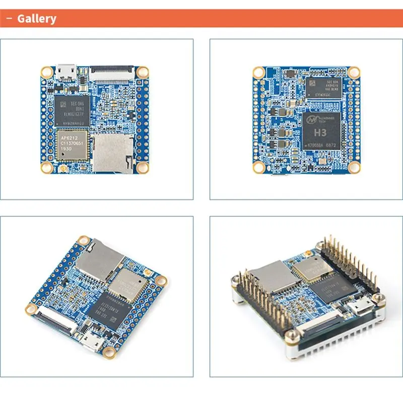 AEE3-1 Set Development Board 512Mb RAM Wifi & Bluetooth 8Gb Emmc Allwinner H3 Quad-Core Cortex-A7 Ubuntucore