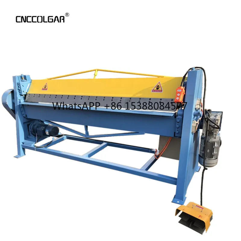 Square Hvac Duct Sheet Metal Bending Machine Electric Folding Machine for Metal Plate