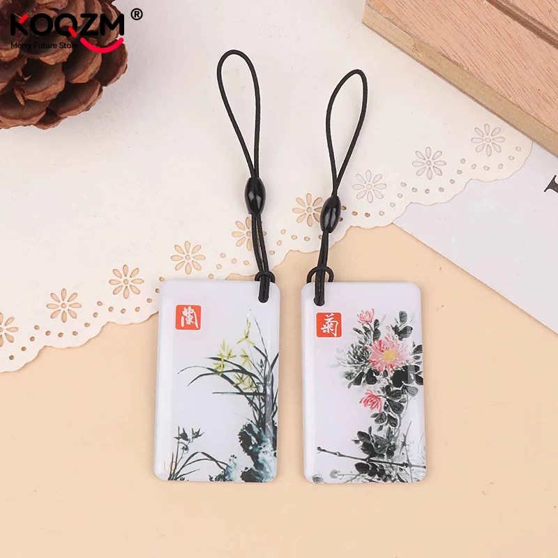 Blank 13.56Mhz IC Card Tuya TTlock BLE Electronic Smart Door Lock Card Digital Smart Fingerprint Locks Unlock Small RFID Card