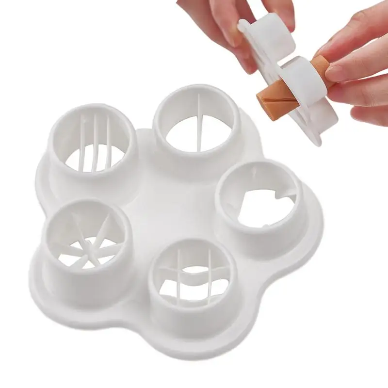 

Hot Dog Cutting Mold Sausage Flower Cut Mold Set Kitchen Gadgets with Multiple Cutting Function for Supermarket Restaurant Home