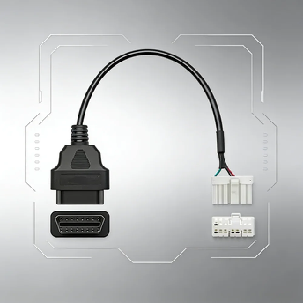 OBD2 12Pin Adapter for Tesla Model S X Car Diagnostic Tool Convert Cable with Fast Shipping