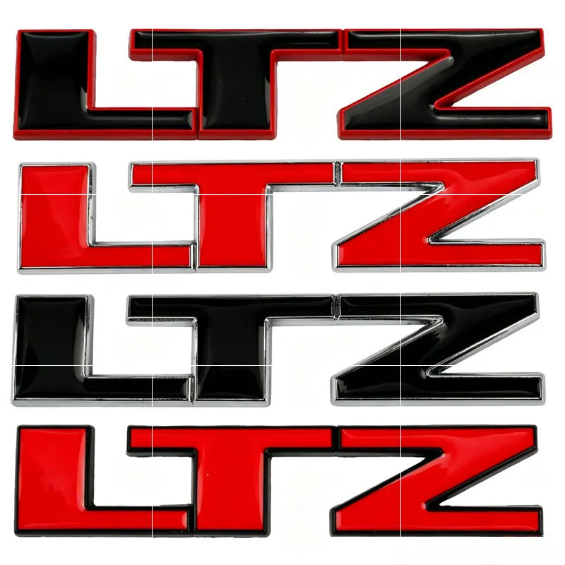 Metal Car Trunk Sticker for LTZ Emblem Silverado Cruze Spark Orlando Malibu Auto Body Refit Badge Decal Accessories
