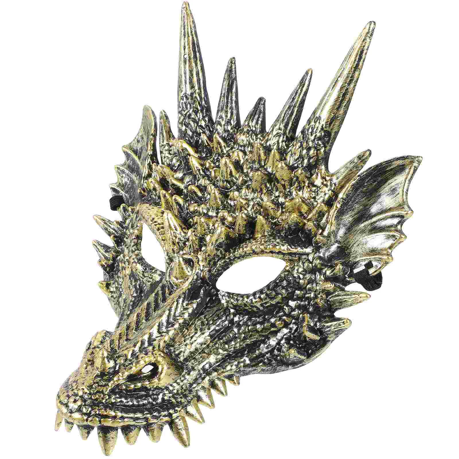 

Dragon Mask Plastic No Fading Deformation Masquerade Party Prop Creative Design Stand Out Special Moments Halloween