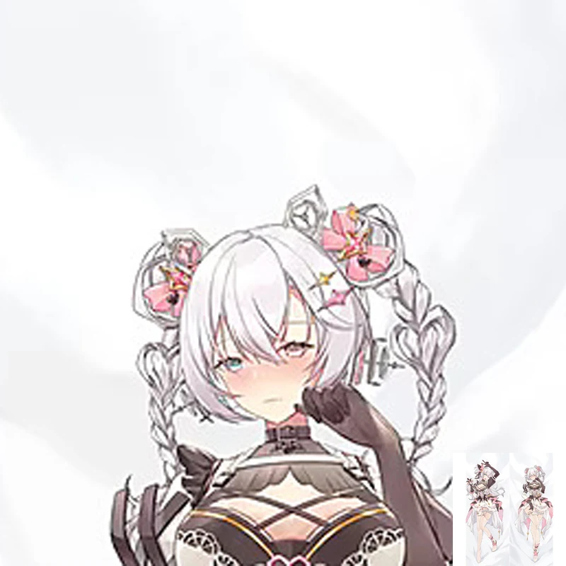 

Anime Dakimakura Pillow Case Fate Sexy and Busty White Hair Double-Sided Halloween Decoration