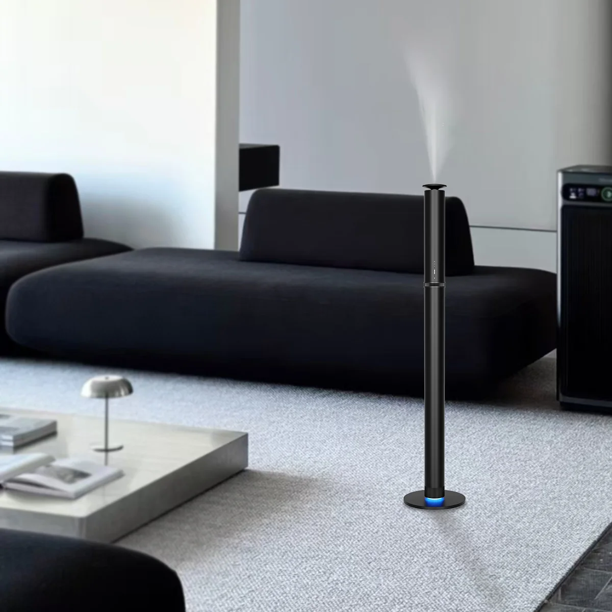 Wholesale Luxury Electric 120ml 93cm Standing Tower Diffuser Smart App-Controlled Remote Control Essential Oil Home Commercial