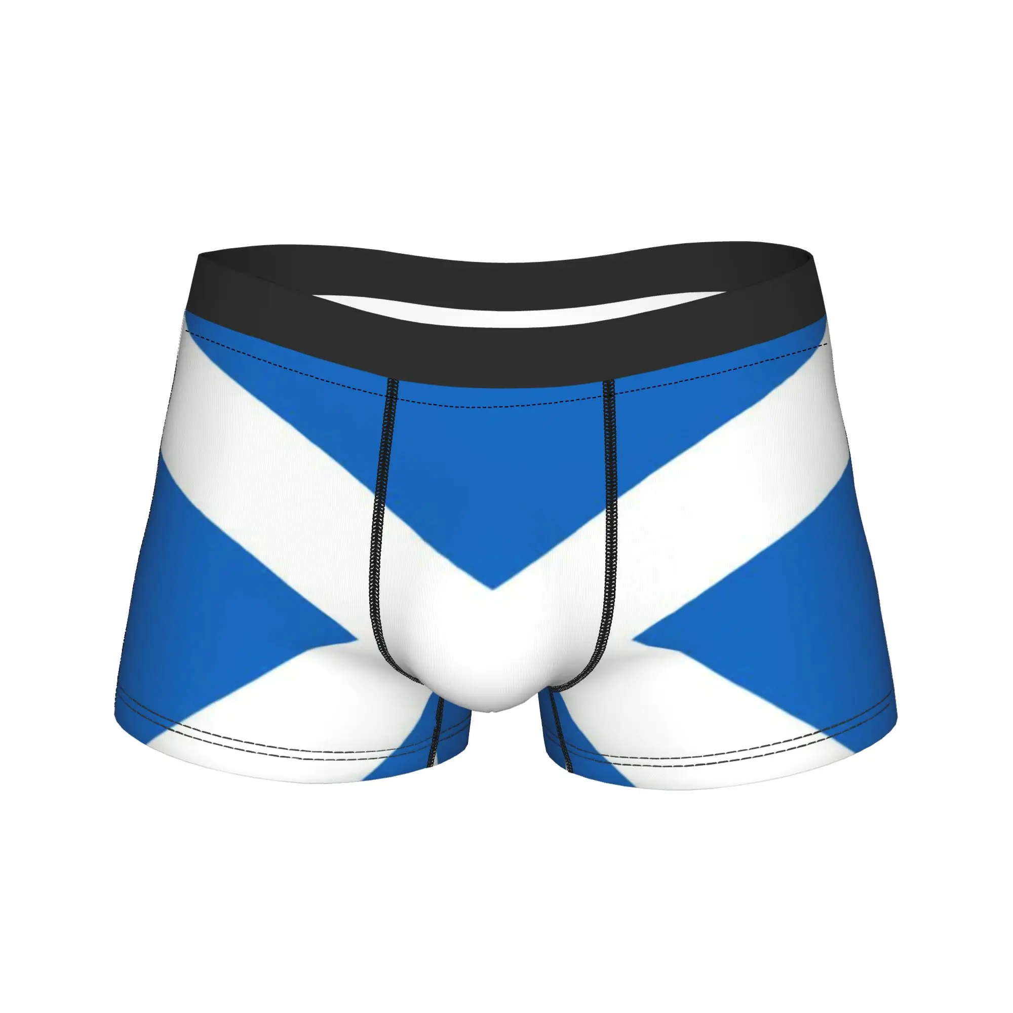 Man Scottish Flag Scotland Saint Andrew's Cross Scottish Pride Boxers GagGift Underwear  Boxer Shorts