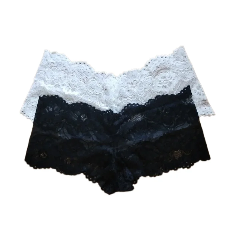 

Lace Panty Women Lace Low Waist Hollow Pattern Panties Sexy Transparent Underwear Ladies Briefs Boyshort Lingere Panty Underware