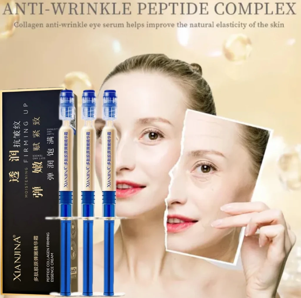 Original Brand Polypeptide Collagen Microneedle Essence Anti-wrinkle Fade Fine Lines Nourishing Firming Needle Tube Moisturizer