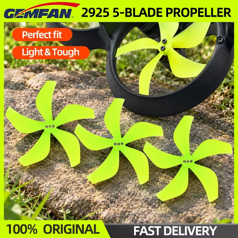 Gemfan 2925 2.9X2.5X5 5-Blade PC Propeller Props For DJI Avata RC FPV Freestyle 3inch Cinewhoop Drone Quadcopter