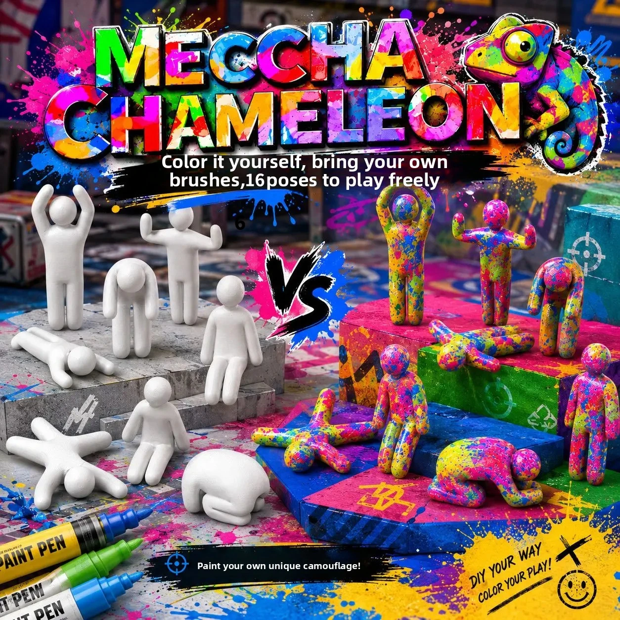 16 Poses Meccha Chameleon Figu - Party Games Steam Free avis et prix