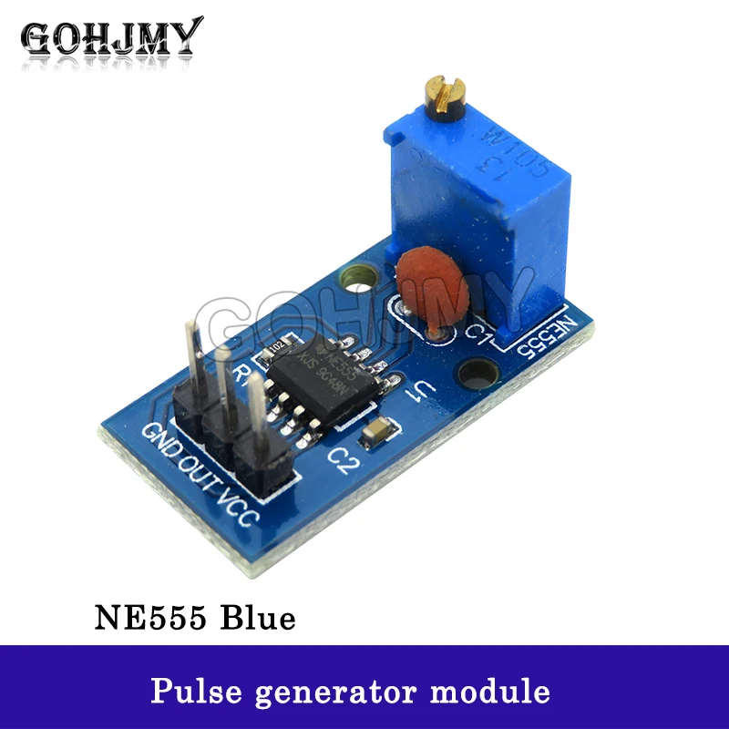 NE555 frequency adjustable pulse generator module