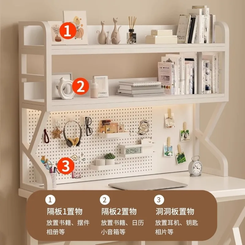 منظم مكتب الطالب متعدد الوظائف رف تخزين رف الكتب من الحديد المطاوع متعدد الطبقات #1