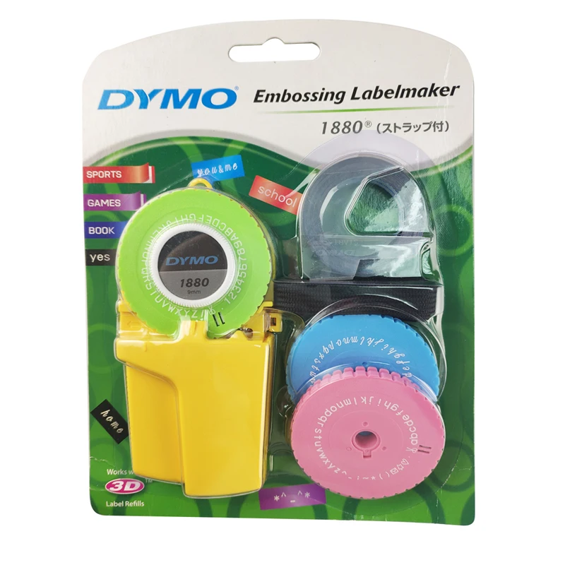 

Новый 9 мм 3D DIY ручной производитель этикеток для Dymo 1880 тиснение пластиковых этикеток из ПВХ ручной принтер для этикеток пишущий ввод