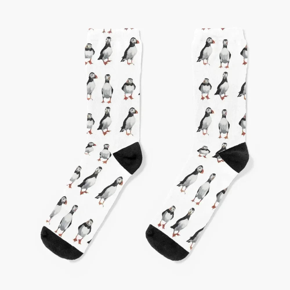 Puffins Socks Toe sports New year's Climbing designer Socks Ladies Men's